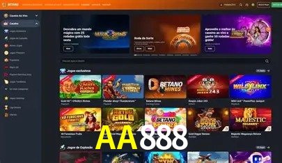 Biblioteca de slots populares na AA888